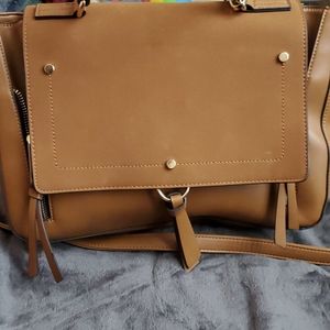 Brand new messenger purse removable strap pockets